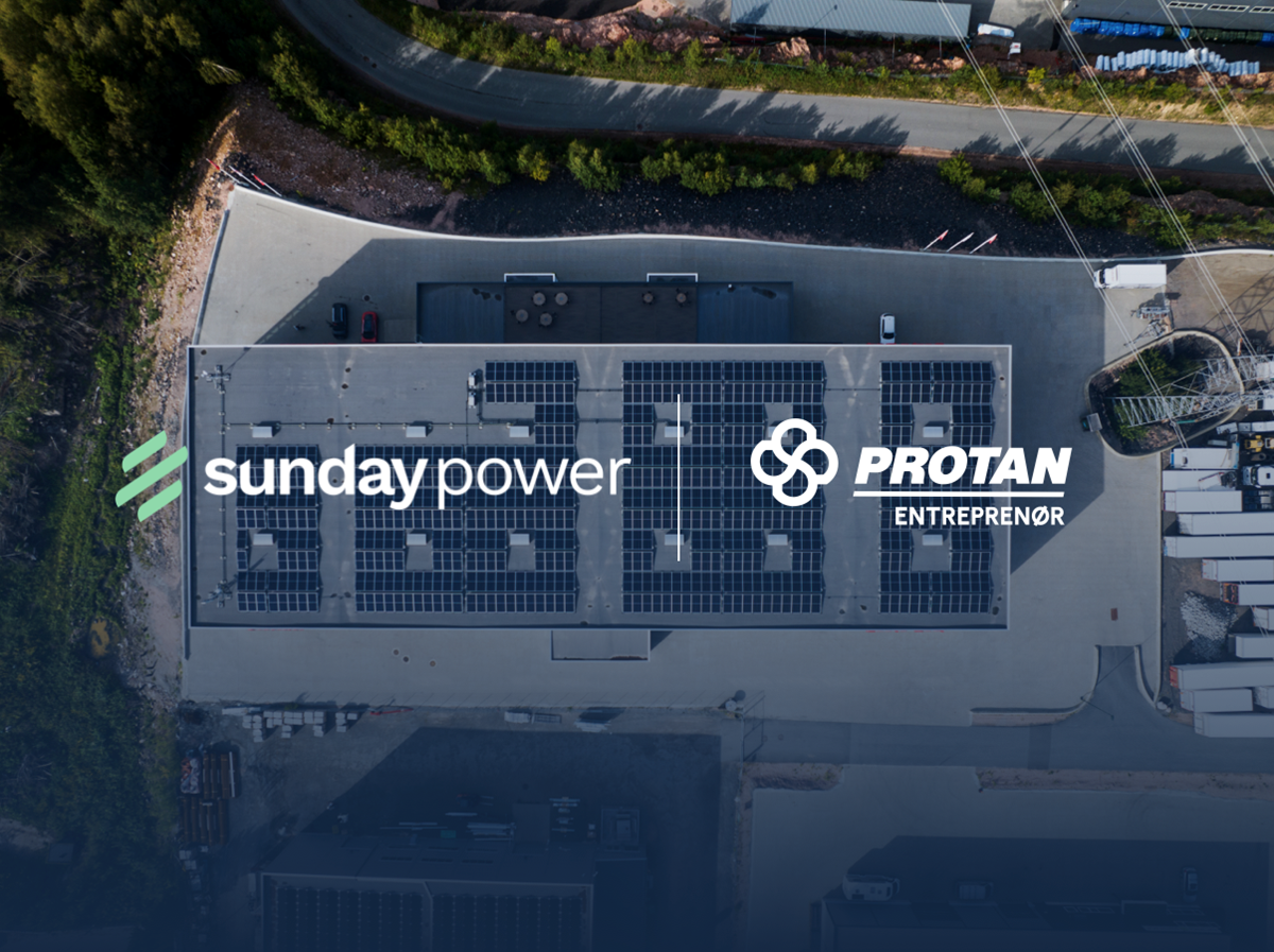 Protan Entreprenør og Sunday Power inngår partnerskap